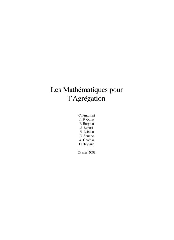 Théorie de l'Intégration et des Espaces Fonctionnels