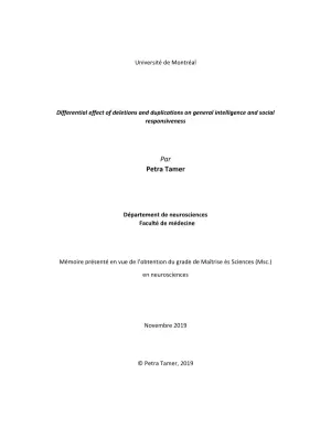 Effet différentiel des délétions et des duplications sur l'intelligence générale et la réciprocité sociale