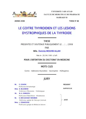 Liste des Professeurs de la Faculté de Médecine et de Pharmacie de Marrakech
