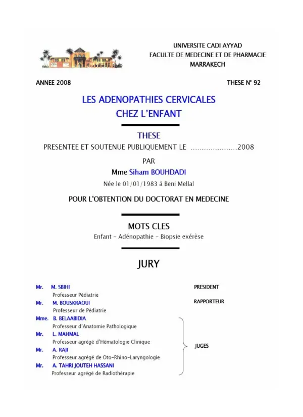 Engagements et Structure de la Faculté de Médecine