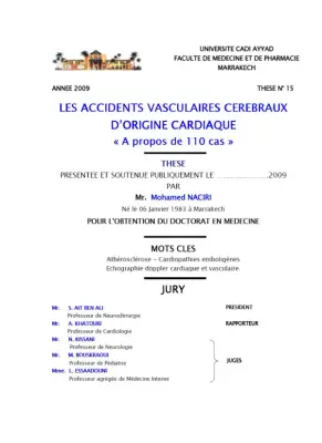 Engagement et Structure de la Faculté de Médecine
