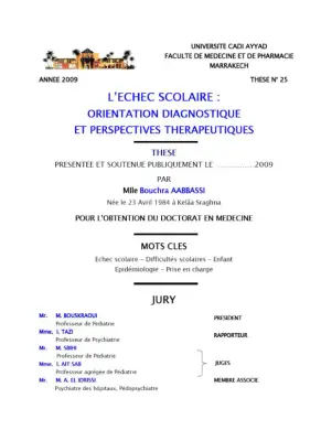 Liste des Professeurs et Serment d'Hippocrate